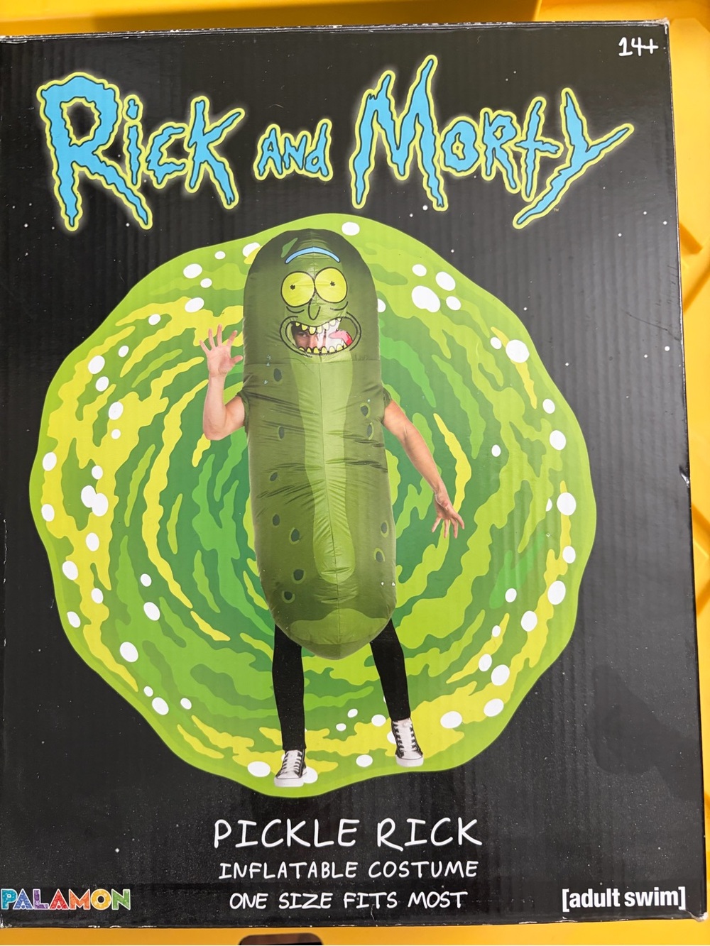 Pickle Rick Inflatable Adult Costume - Rick and Morty